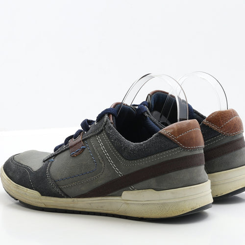 Pavers Mens Blue Polyester Trainer UK 8 EUR 42