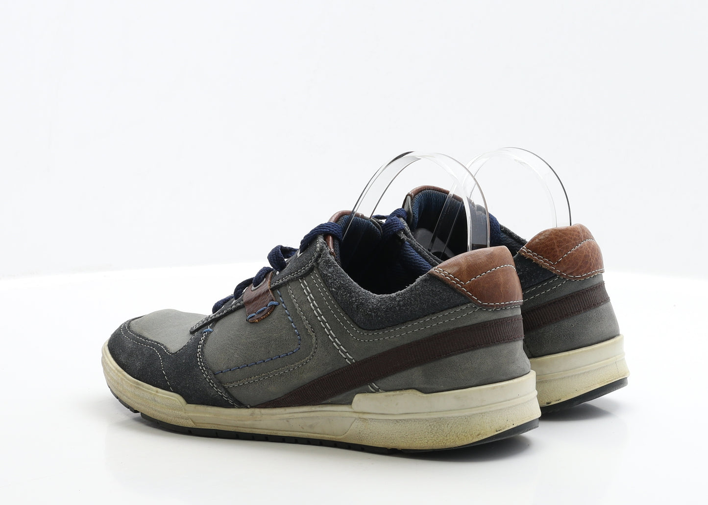 Pavers Mens Blue Polyester Trainer UK 8 EUR 42