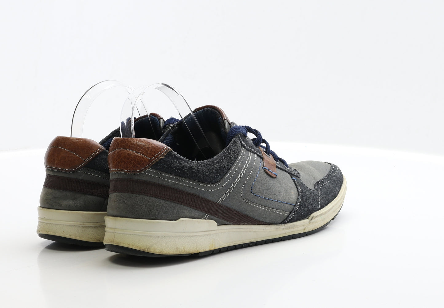 Pavers Mens Blue Polyester Trainer UK 8 EUR 42