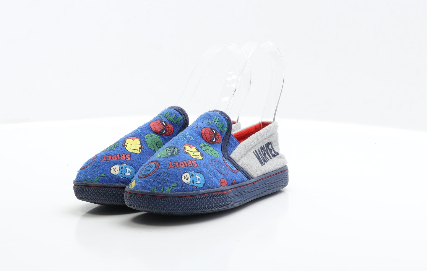 Marvel Boys Blue Polyester Slider Slipper UK 11 EUR 29