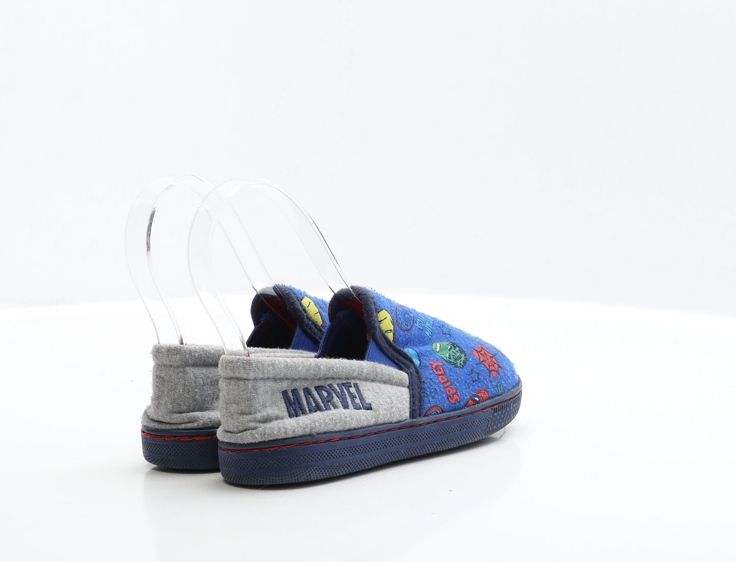 Marvel Boys Blue Polyester Slider Slipper UK 11 EUR 29