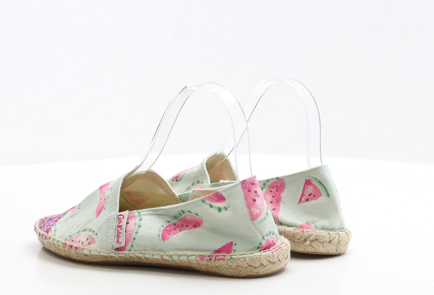 Cath Kidston Womens Green Fabric Flat UK 7 EUR 40