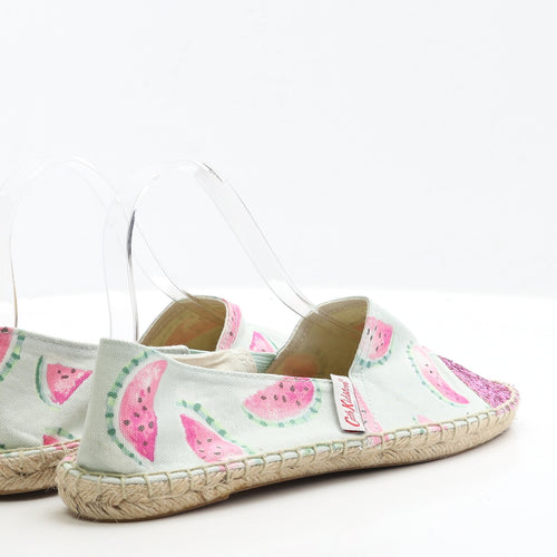 Cath Kidston Womens Green Fabric Flat UK 7 EUR 40