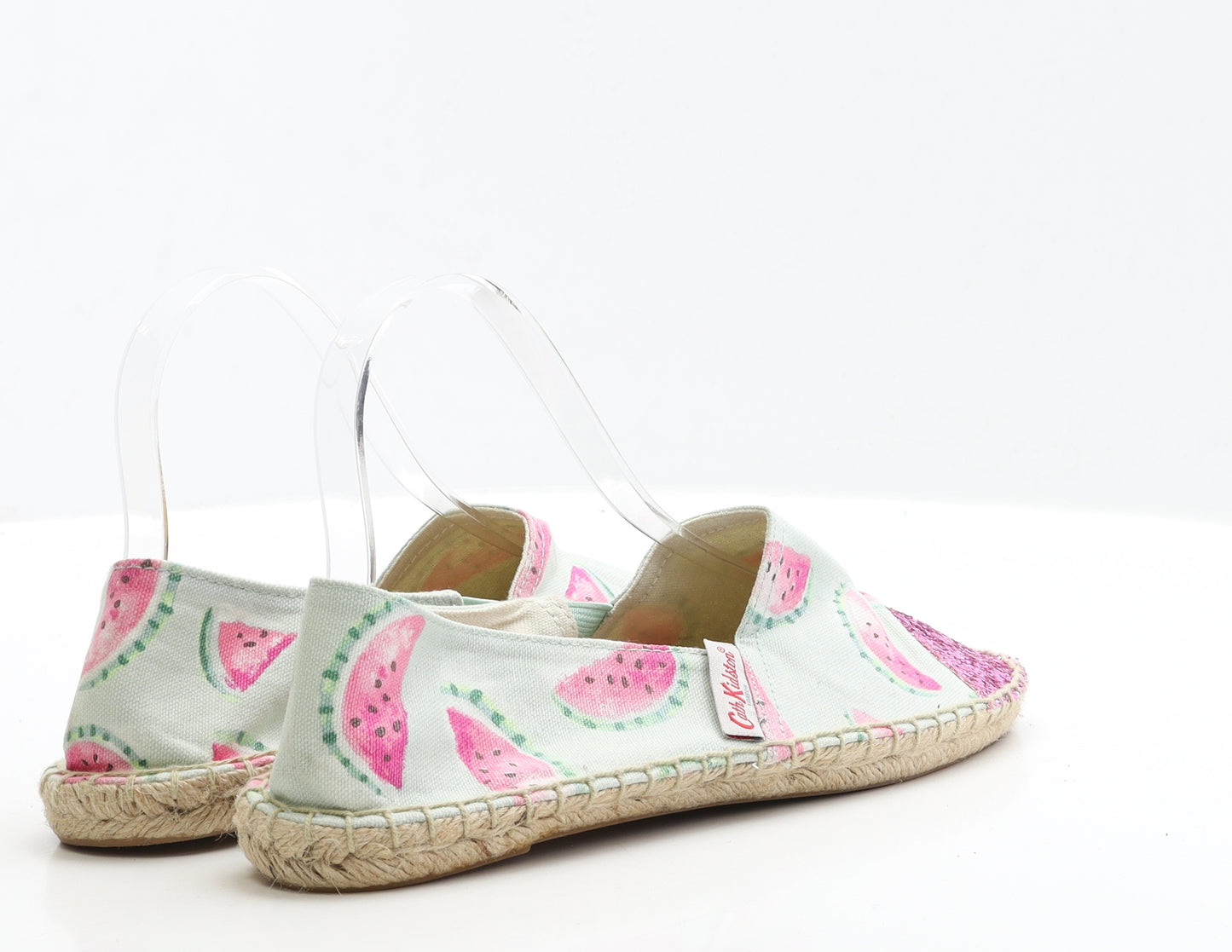 Cath Kidston Womens Green Fabric Flat UK 7 EUR 40