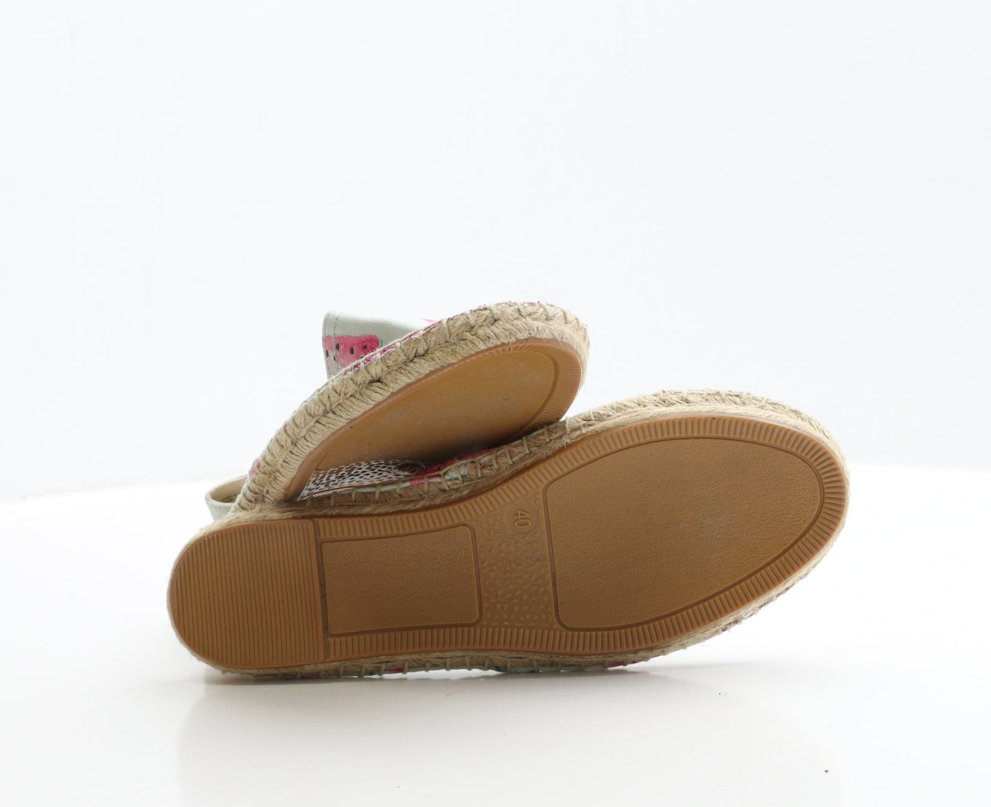 Cath Kidston Womens Green Fabric Flat UK 7 EUR 40