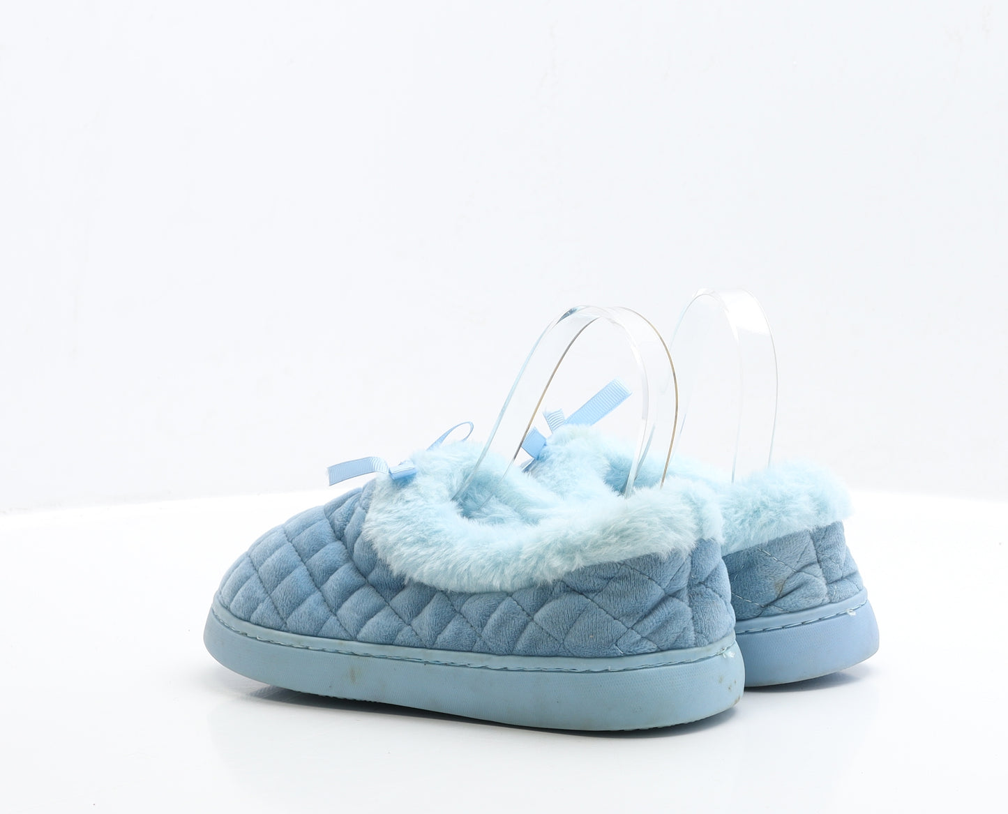 Shore shoes Womens Blue Polyester Slip On Slipper UK 38