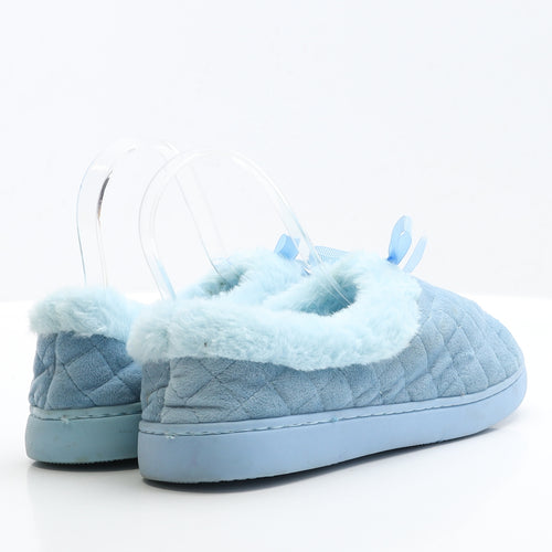 Shore shoes Womens Blue Polyester Slip On Slipper UK 38