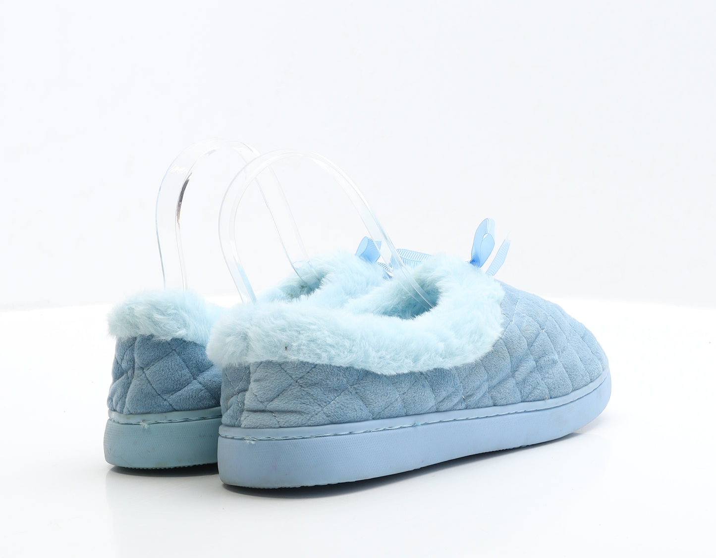 Shore shoes Womens Blue Polyester Slip On Slipper UK 38