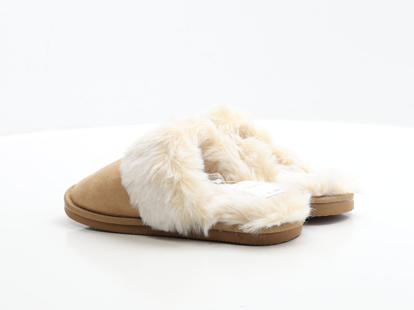 NEXT Girls Brown Polyester Slip On Slipper UK 1 EUR 30