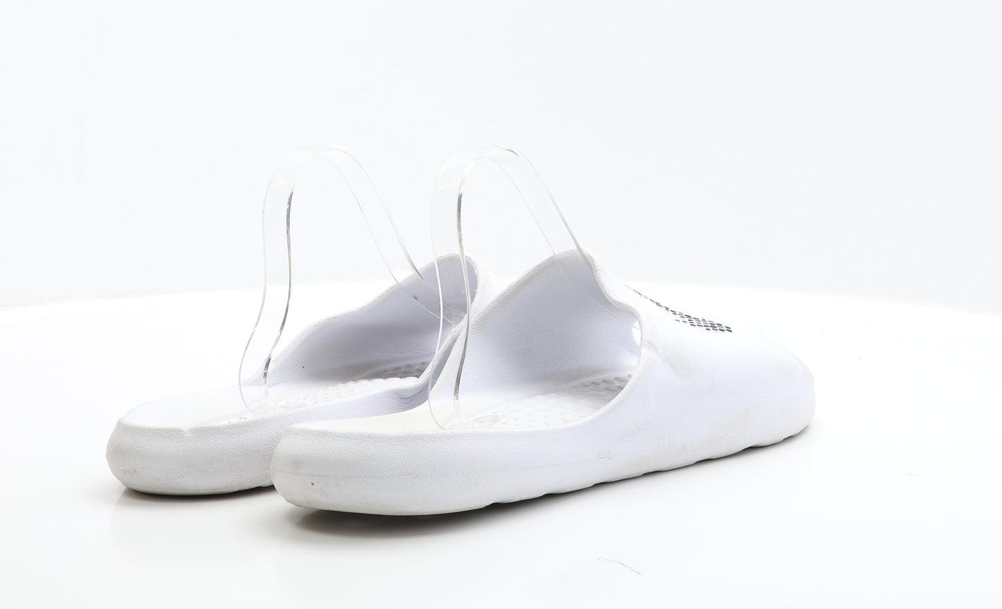 Nike Mens White Rubber Slider Sandal UK 14