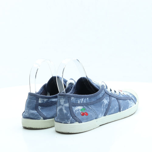 Le Temps des Perises Womens Blue Fabric Trainer UK 6 EUR 39