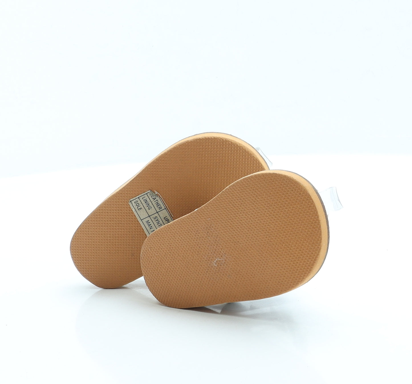 Kid Club Girls Ivory Faux Leather Strappy Sandal UK 5