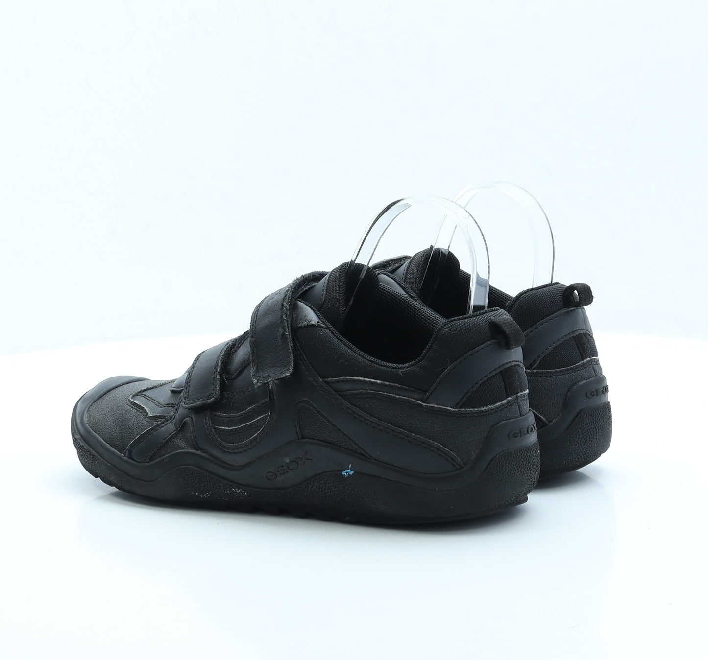 Geox Mens Black Patent Leather Trainer UK 7 EUR 41
