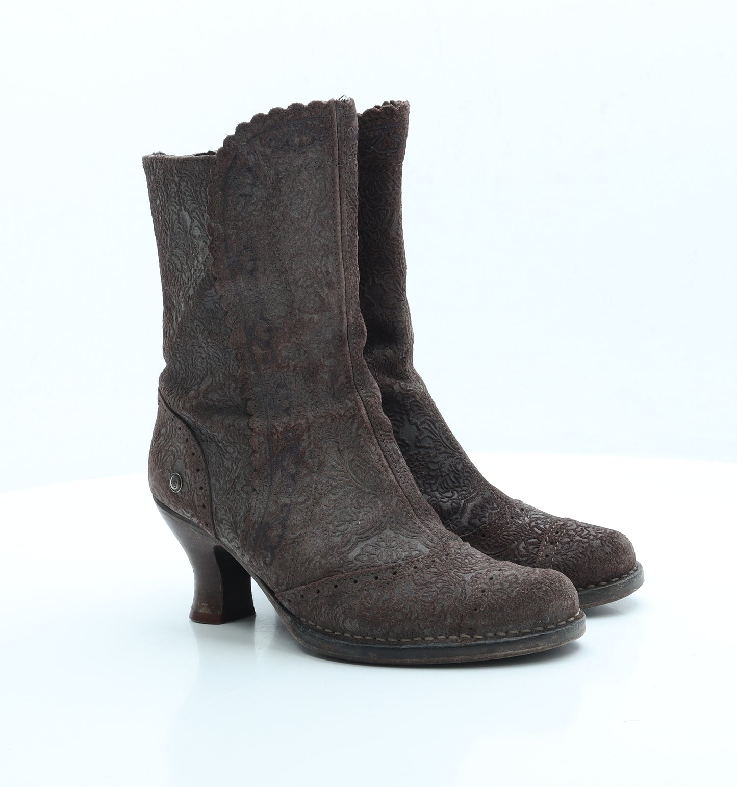 Neosens Womens Brown Faux Leather Bootie Boot UK 5 EUR 38
