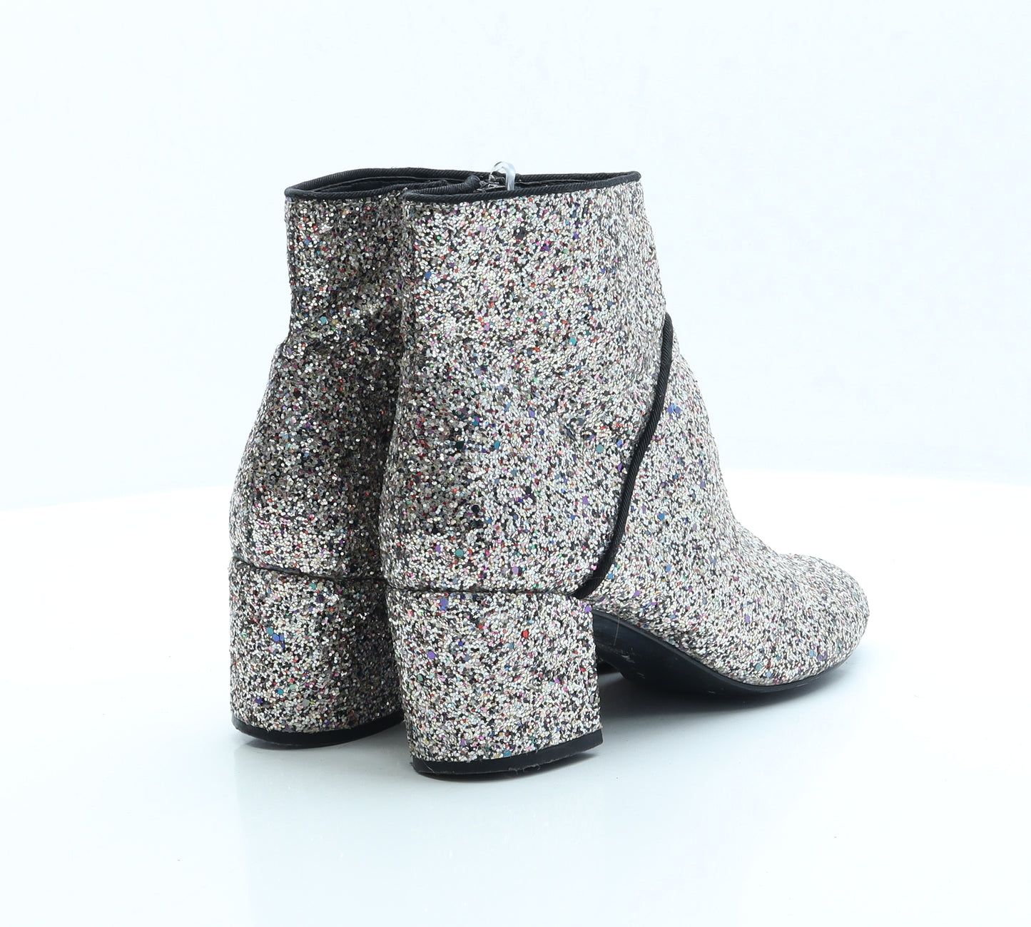 Miss Selfridge Womens Multicoloured Polyester Bootie Boot UK 4 EUR 37