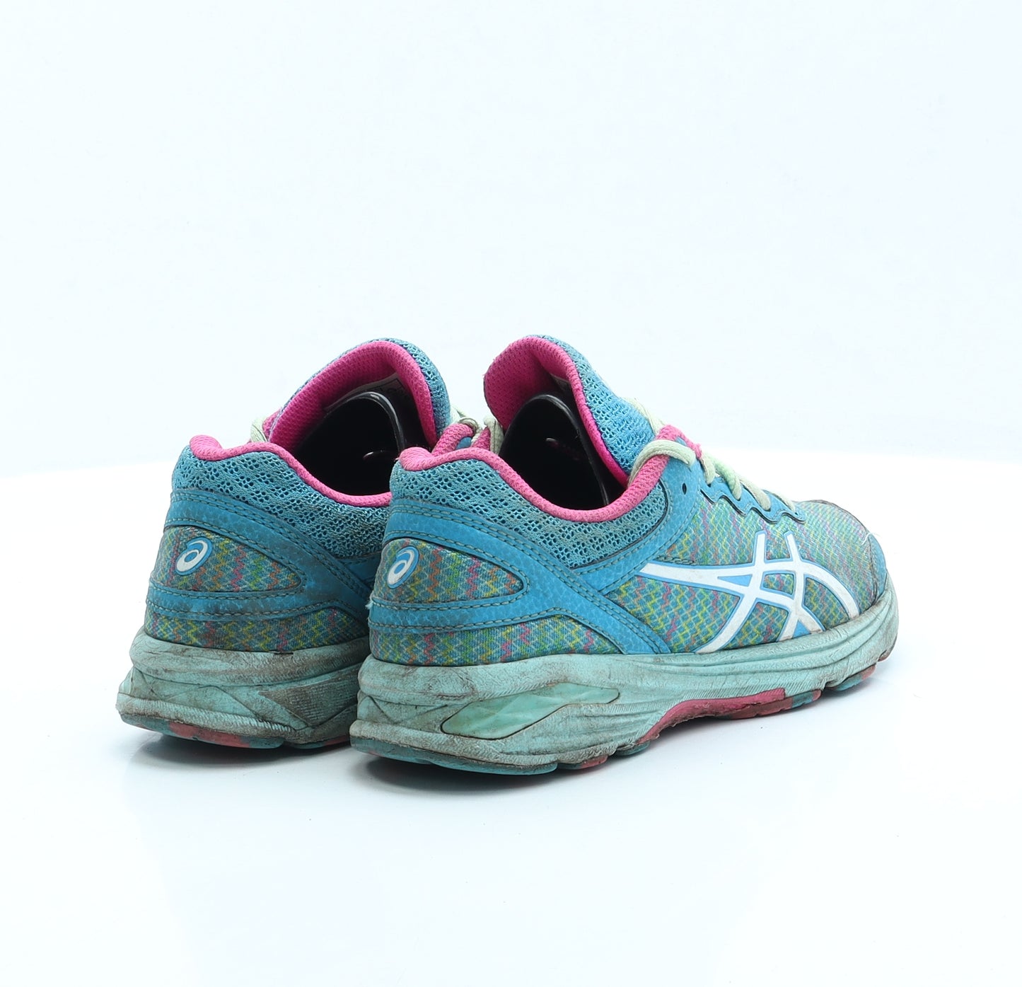 ASICS Boys Green Fabric Trainer UK 1.5