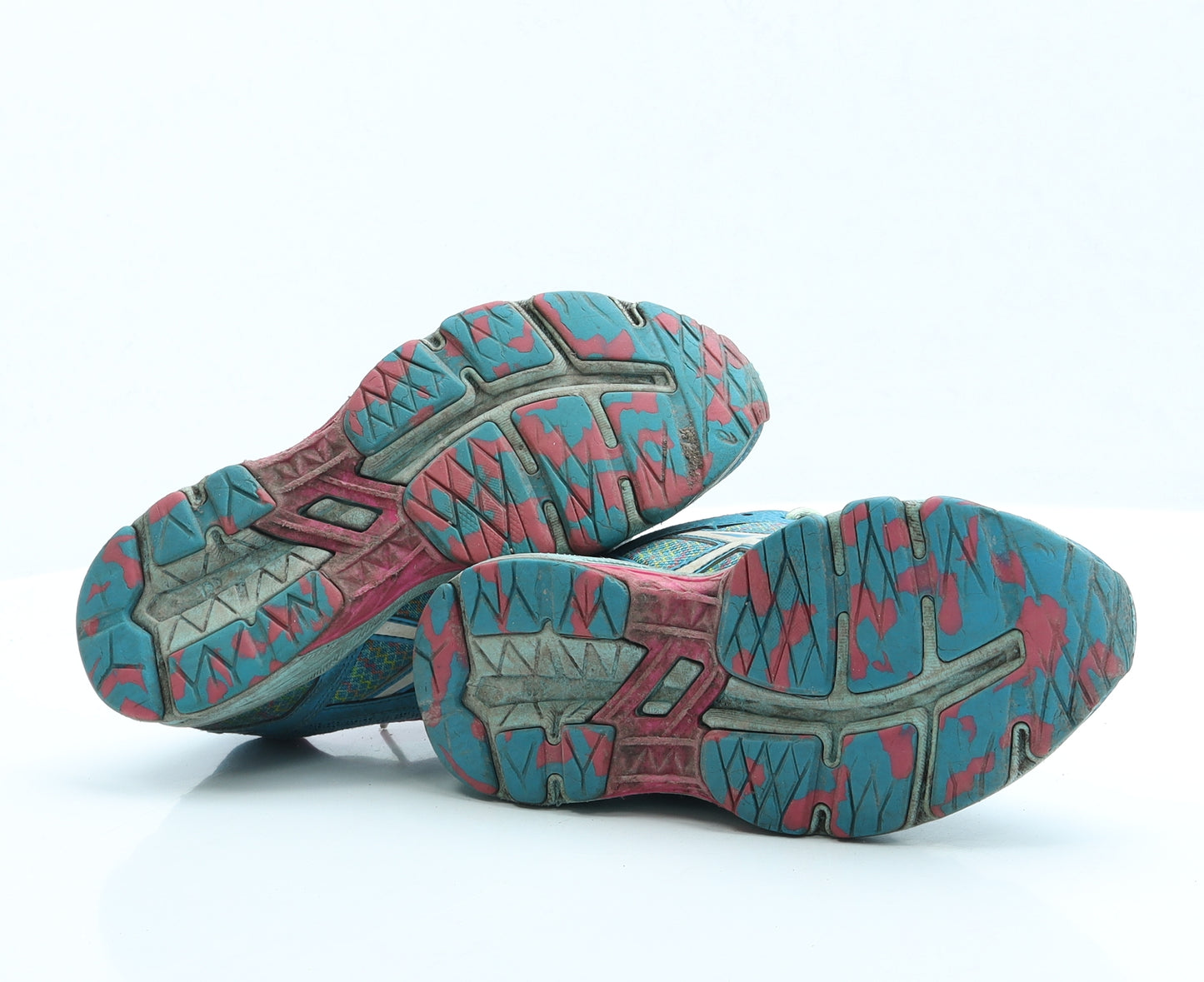 ASICS Boys Green Fabric Trainer UK 1.5