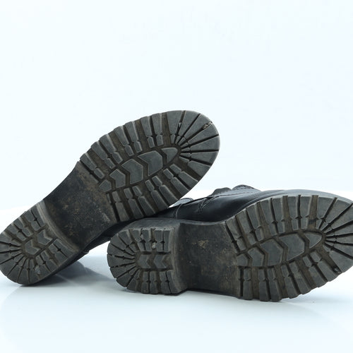 Primark Womens Black Faux Leather Chelsea Boot UK 4 EUR 37