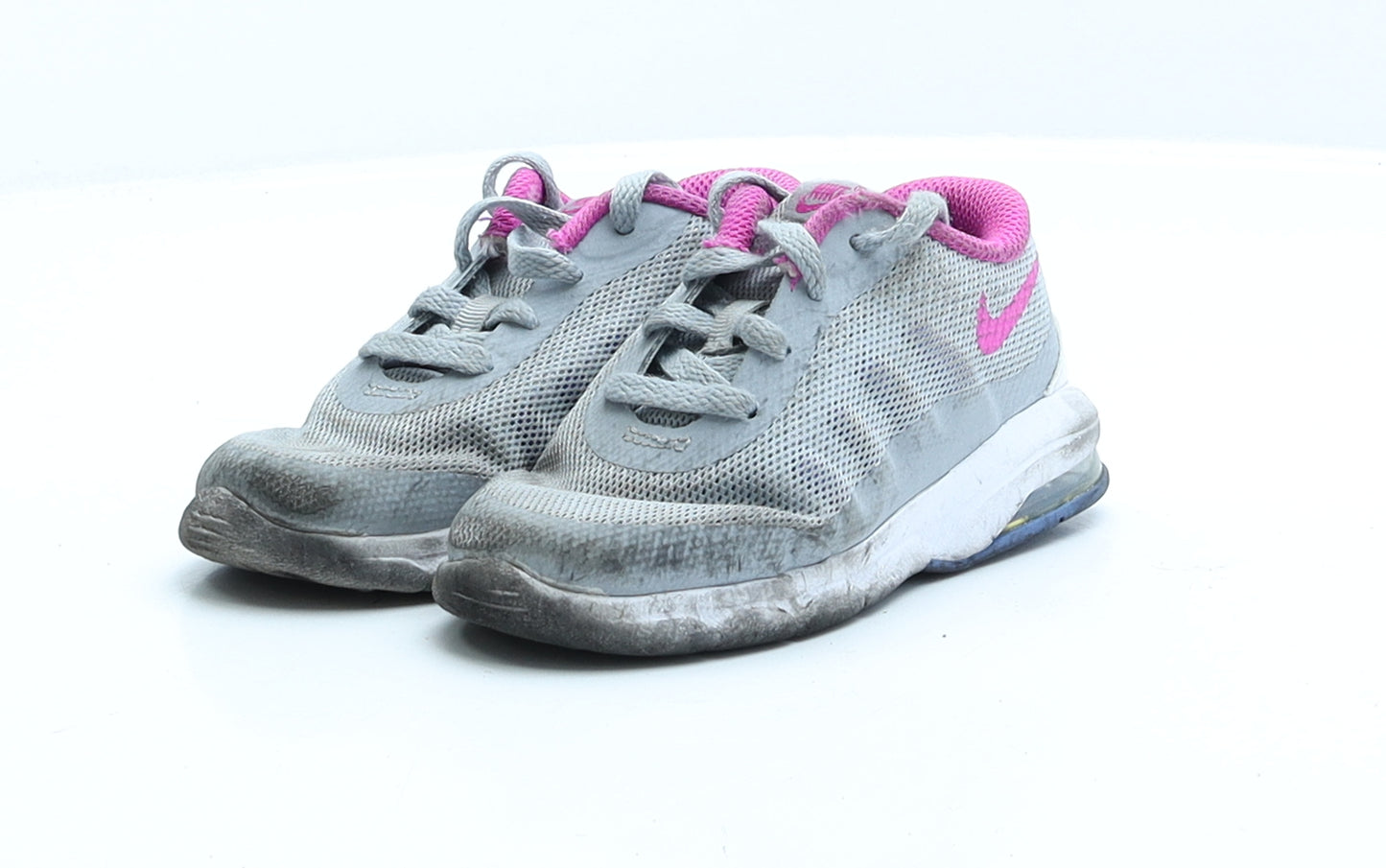 Nike Girls Grey Polyester Trainer UK 7.5 EUR 25