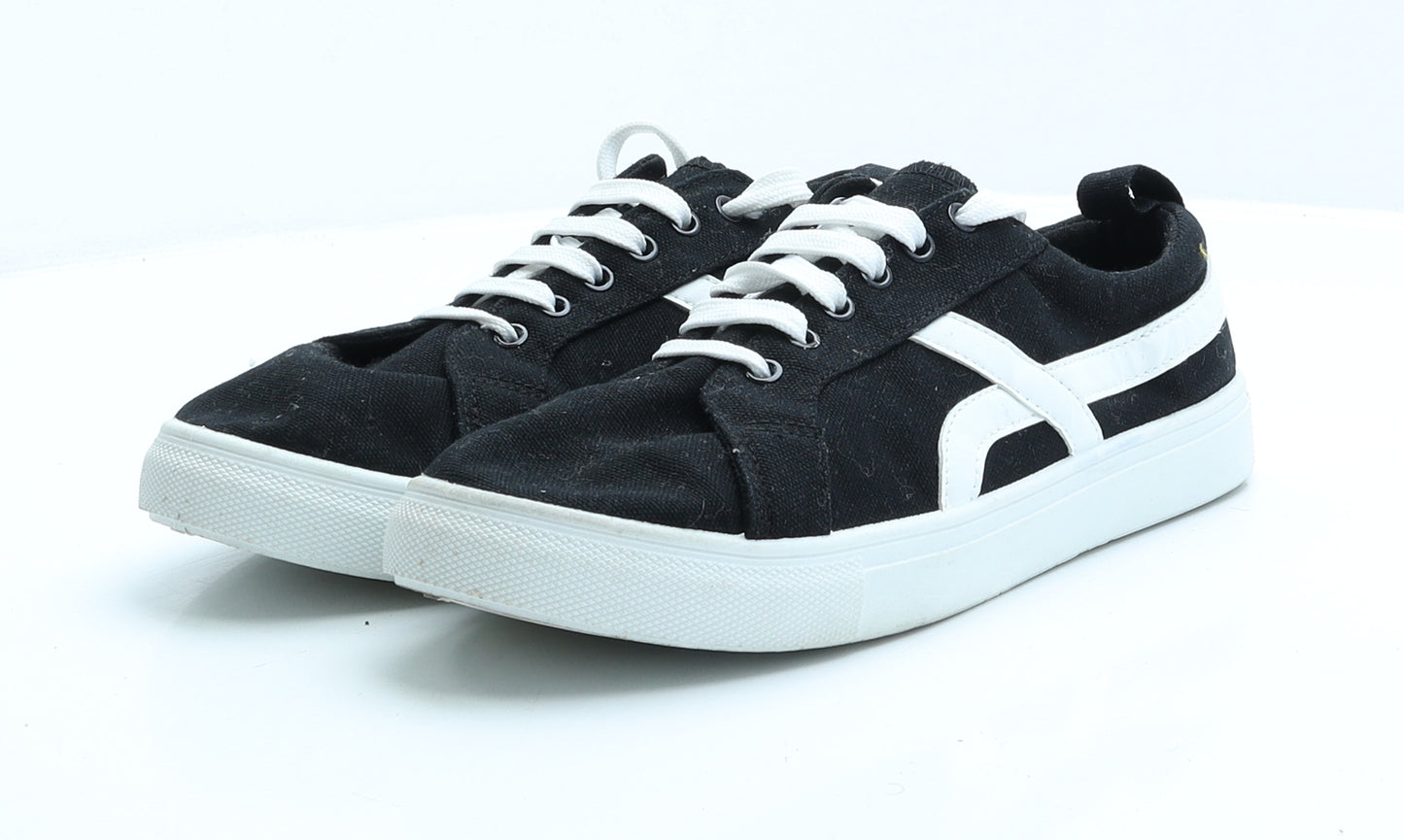 Lilley Womens Black Polyester Trainer UK 7 EUR 40