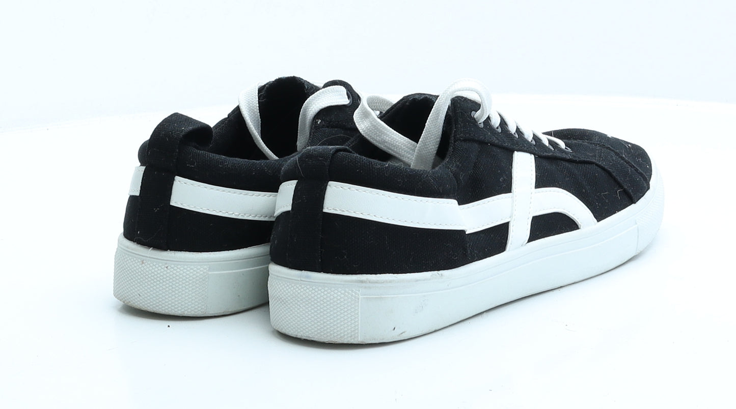 Lilley Womens Black Polyester Trainer UK 7 EUR 40