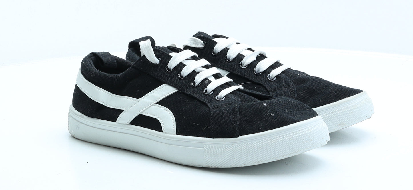 Lilley Womens Black Polyester Trainer UK 7 EUR 40