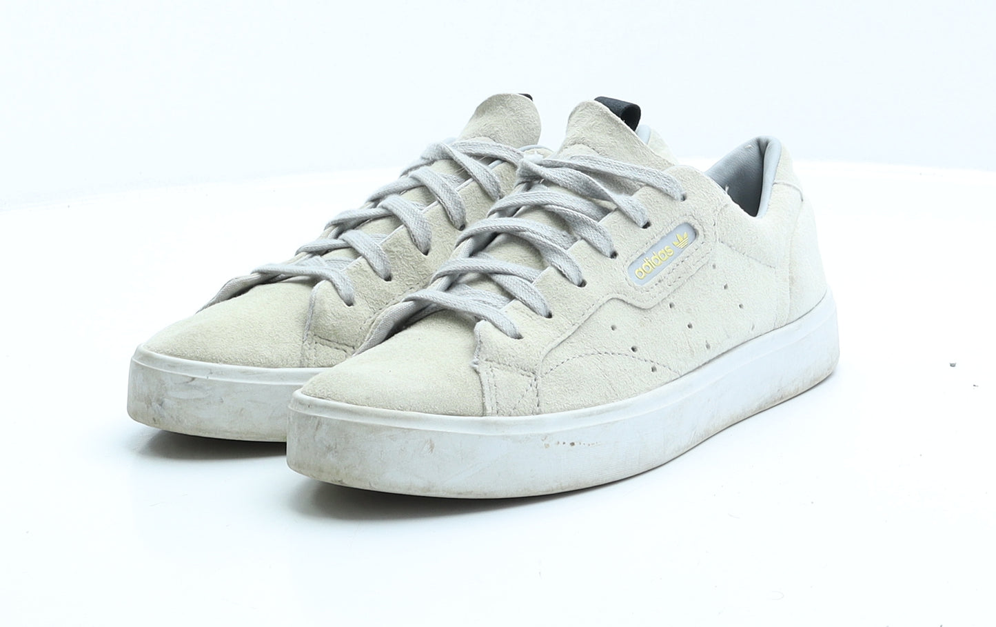 adidas Womens Beige Suede Trainer UK 5 EUR 38
