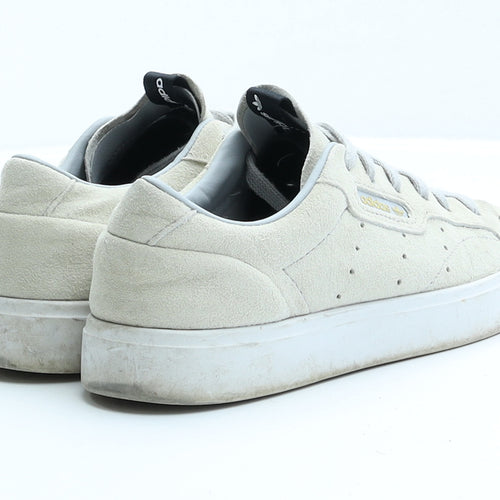 adidas Womens Beige Suede Trainer UK 5 EUR 38