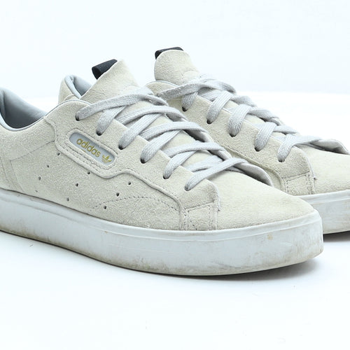 adidas Womens Beige Suede Trainer UK 5 EUR 38