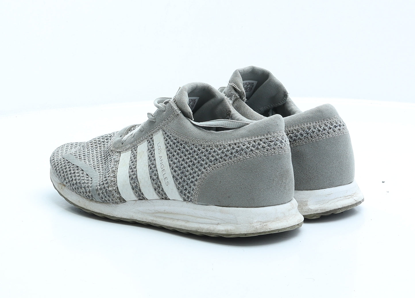 adidas Womens Grey Polyester Trainer UK 5.5 EUR 38.5