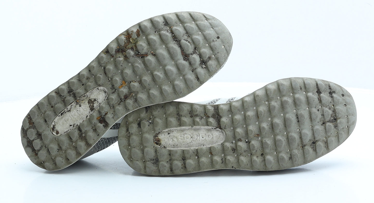 adidas Womens Grey Polyester Trainer UK 5.5 EUR 38.5