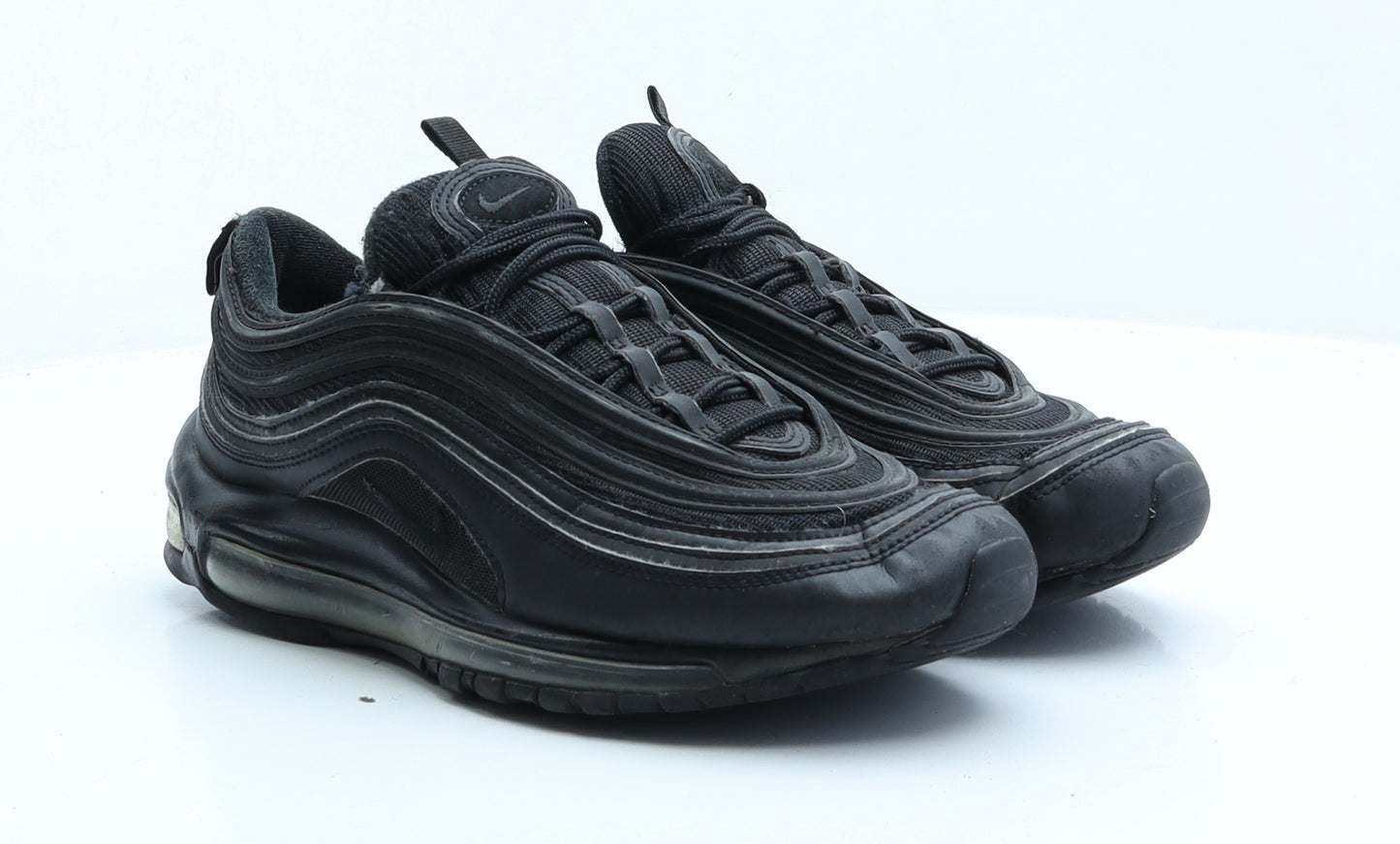 Nike Mens Black Faux Leather Trainer UK 8 EUR 42