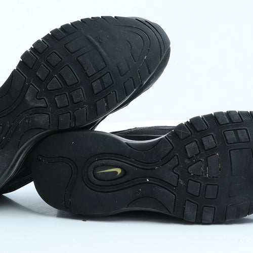 Nike Mens Black Faux Leather Trainer UK 8 EUR 42