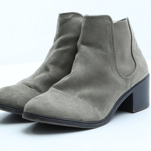 Atmosphere Womens Beige Faux Suede Chelsea Boot UK 6 EUR 39