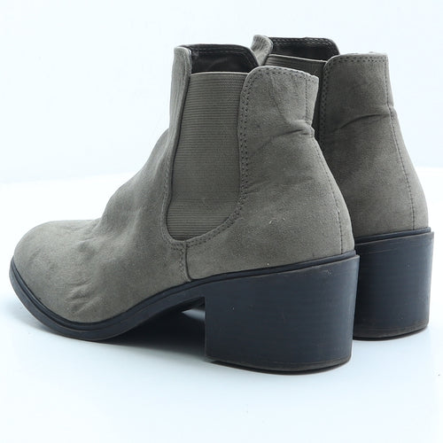 Atmosphere Womens Beige Faux Suede Chelsea Boot UK 6 EUR 39