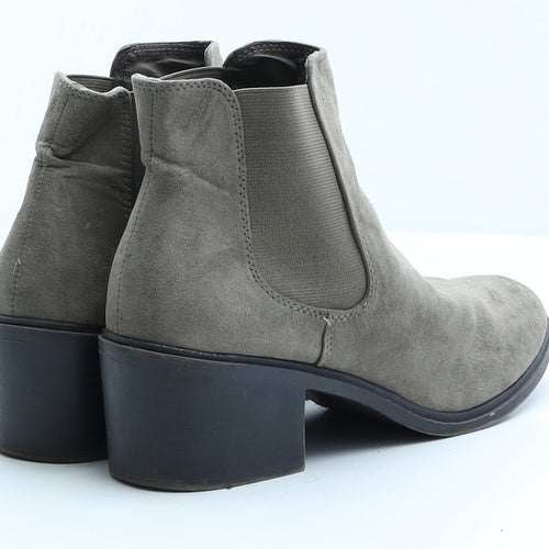 Atmosphere Womens Beige Faux Suede Chelsea Boot UK 6 EUR 39