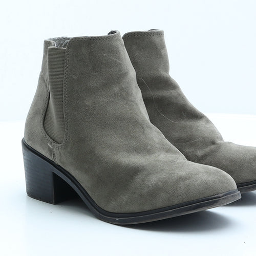 Atmosphere Womens Beige Faux Suede Chelsea Boot UK 6 EUR 39