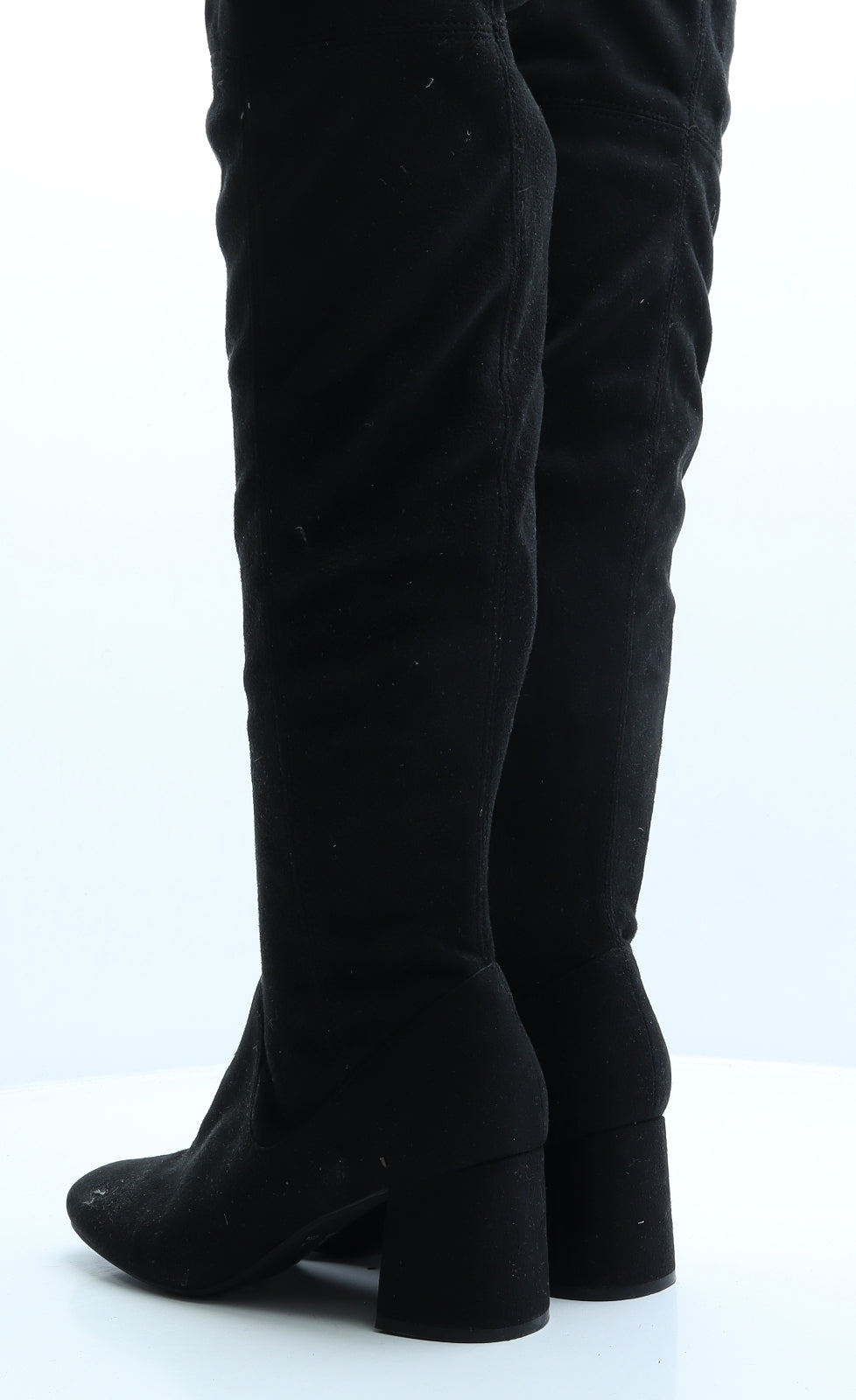 Atmosphere Womens Black Faux Suede Bootie Boot UK 4 EUR 37