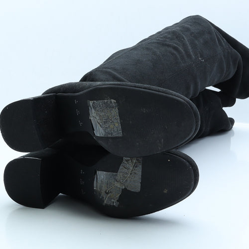 Atmosphere Womens Black Faux Suede Bootie Boot UK 4 EUR 37