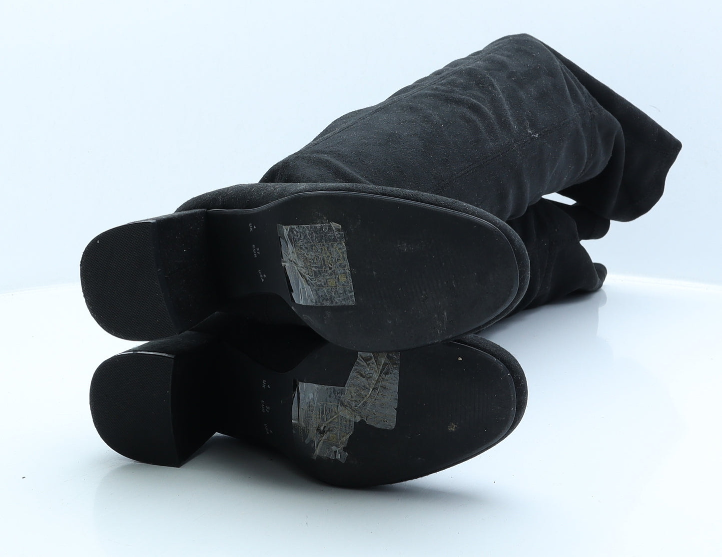 Atmosphere Womens Black Faux Suede Bootie Boot UK 4 EUR 37