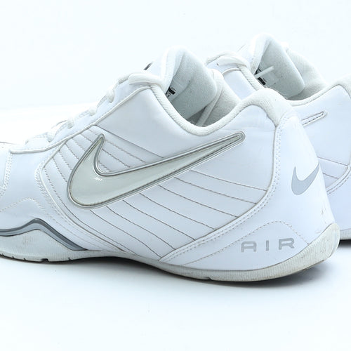 Nike Mens White Patent Leather Trainer UK 9.5 EUR 44.5
