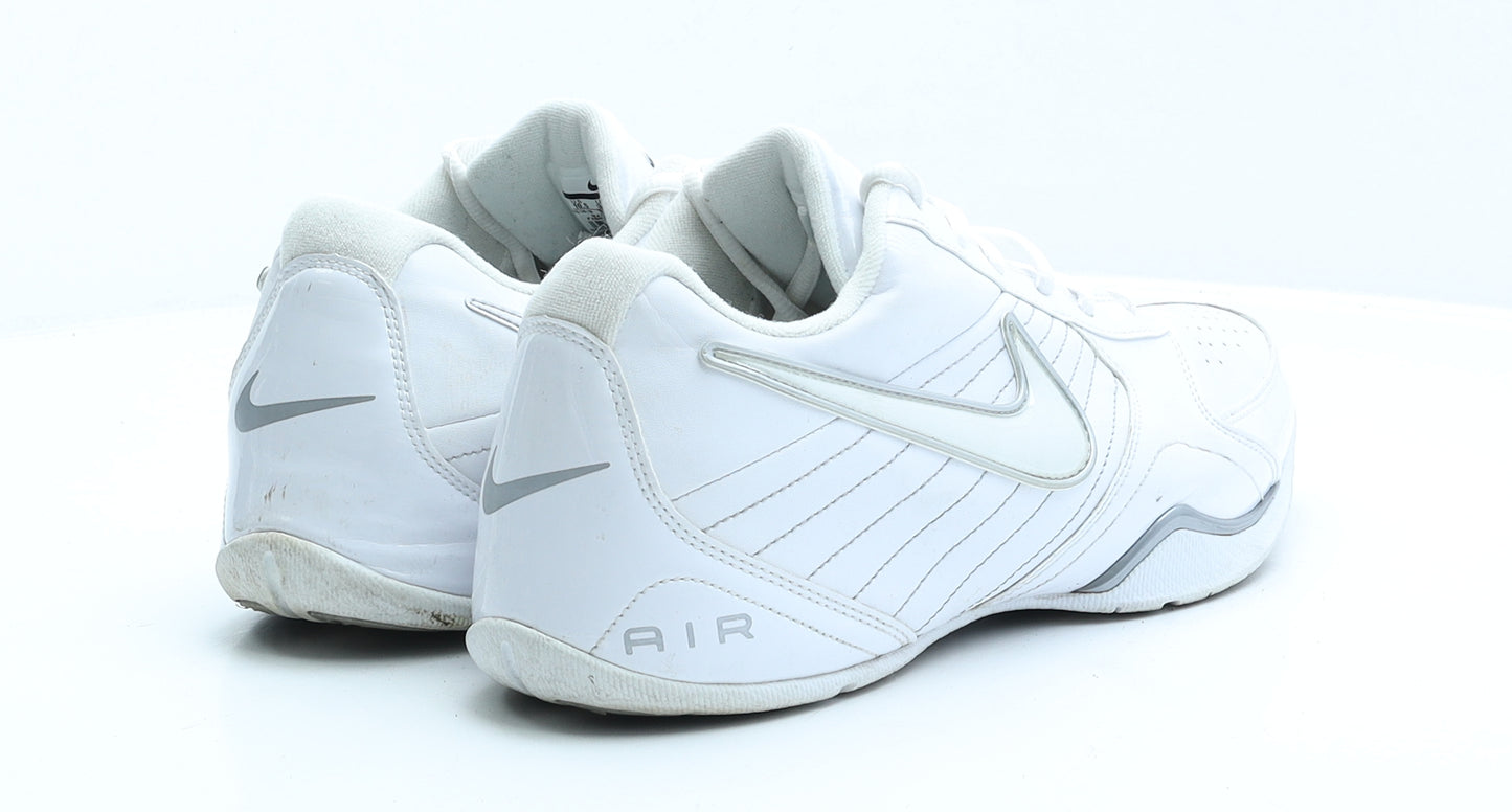 Nike Mens White Patent Leather Trainer UK 9.5 EUR 44.5