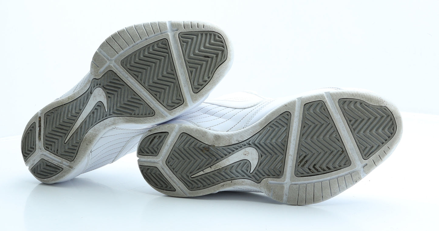 Nike Mens White Patent Leather Trainer UK 9.5 EUR 44.5