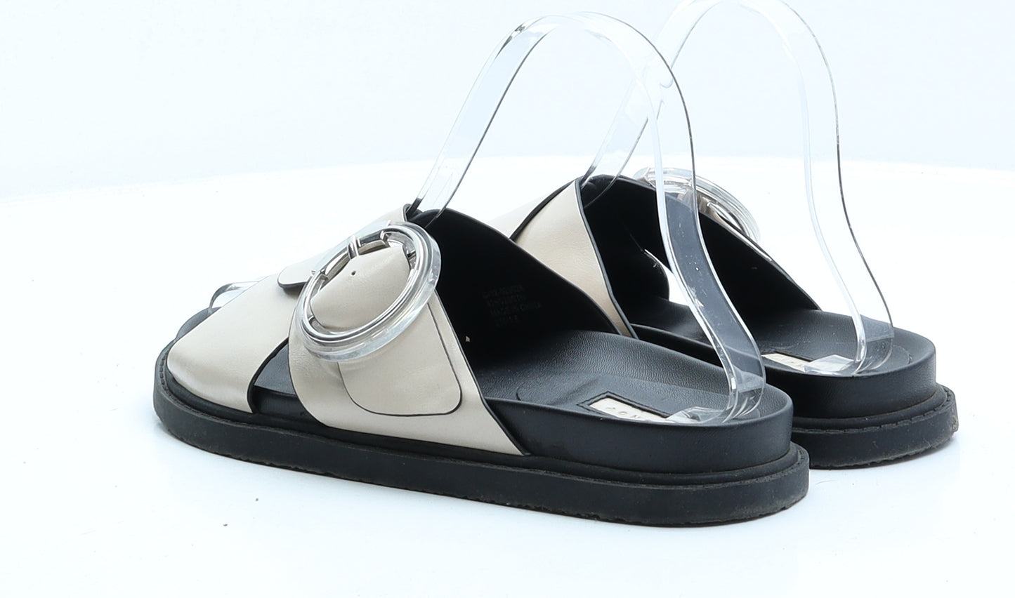 Topshop Womens Pink Faux Leather Slip On Sandal UK 5 EUR 38