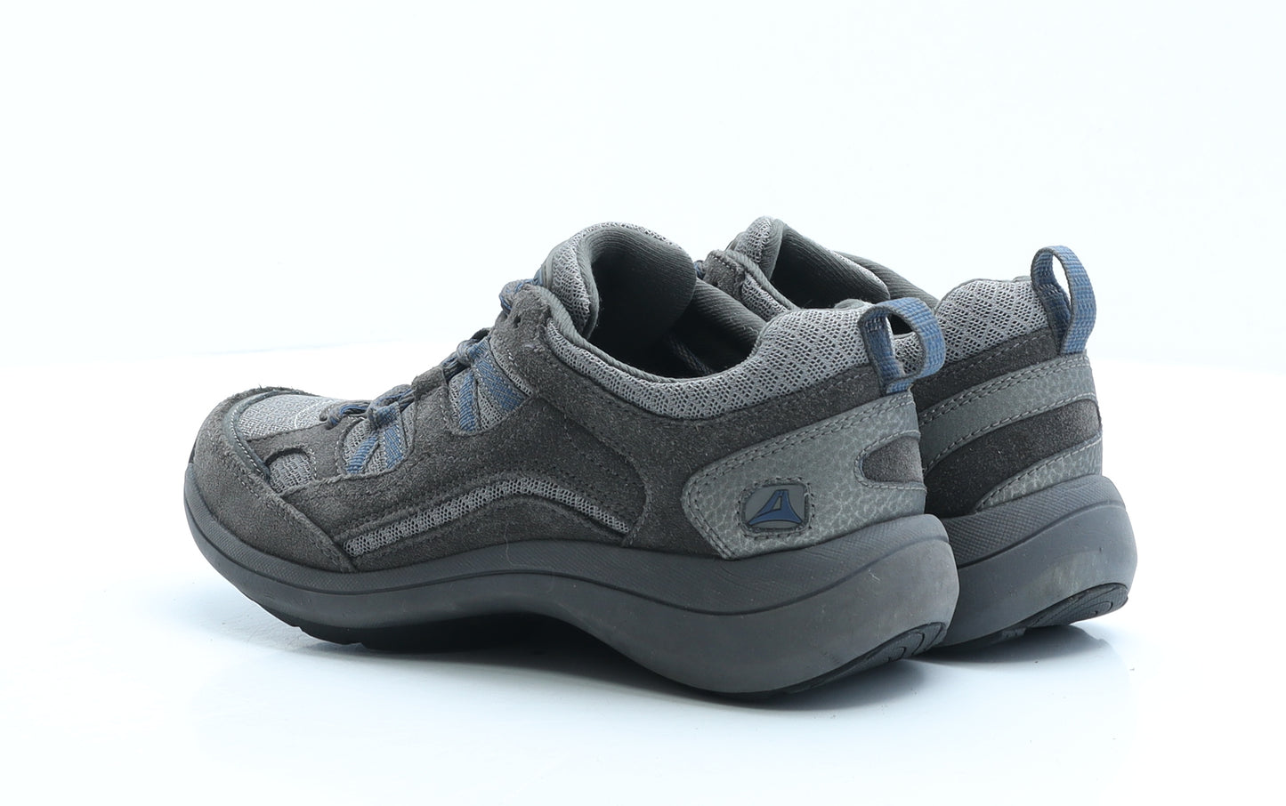 Clarks Womens Grey Colourblock Polyester Trainer UK 3 EUR 36