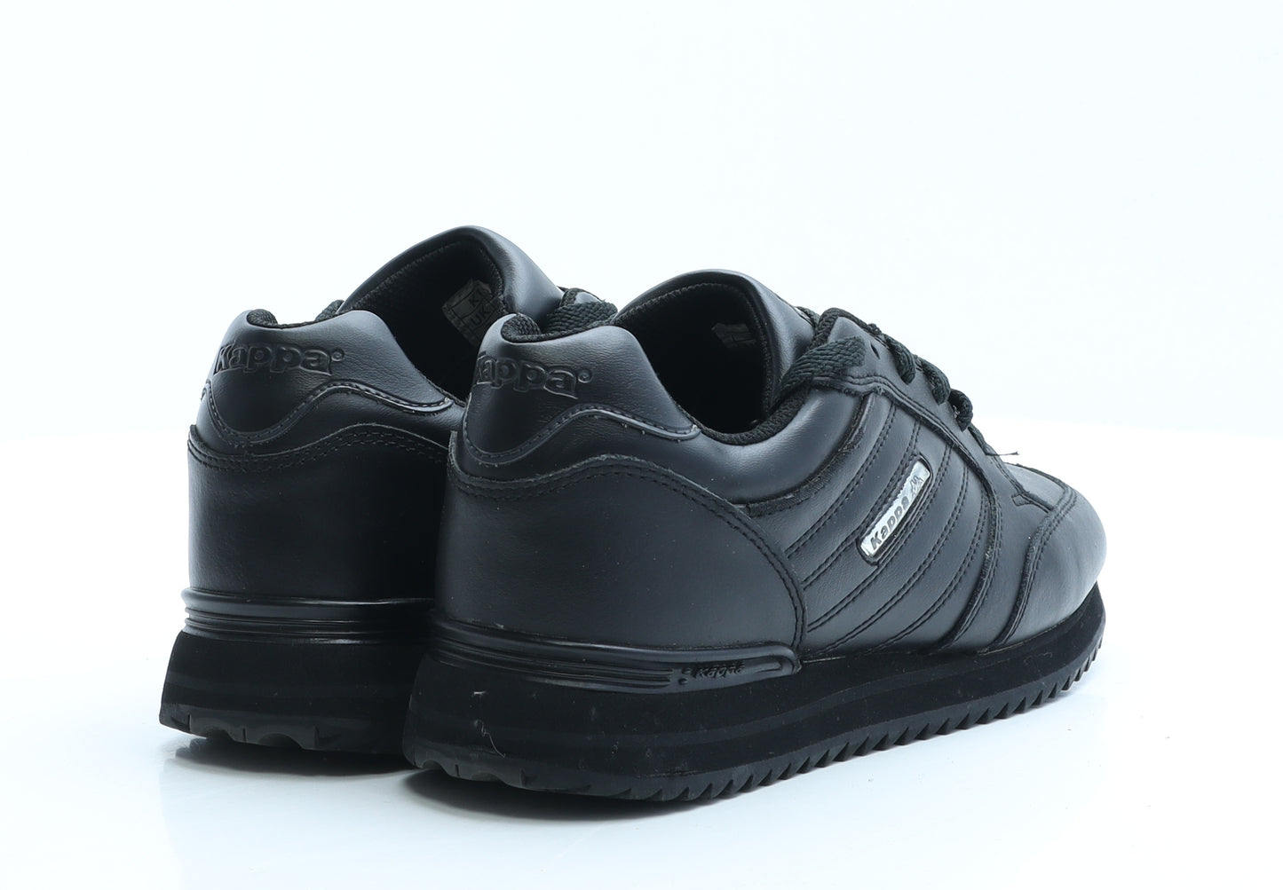 Kappa Mens Black Polyester Trainer UK 7 EUR 40.5