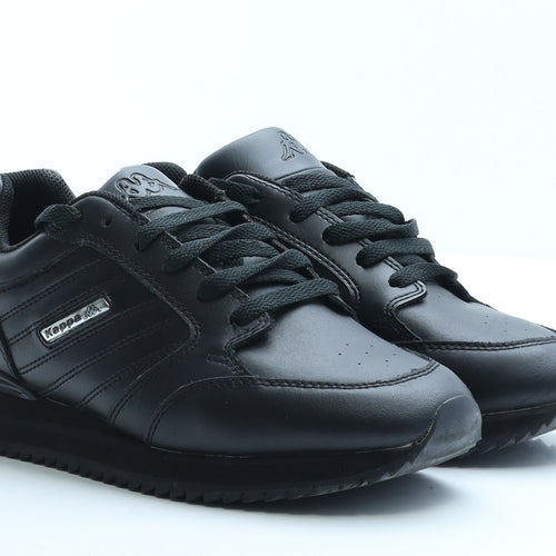 Kappa Mens Black Polyester Trainer UK 7 EUR 40.5