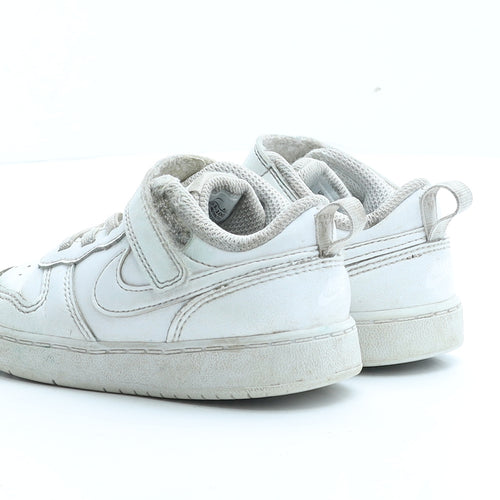 Nike Boys White Polyester Trainer UK 7.5 EUR 25 - 14cm