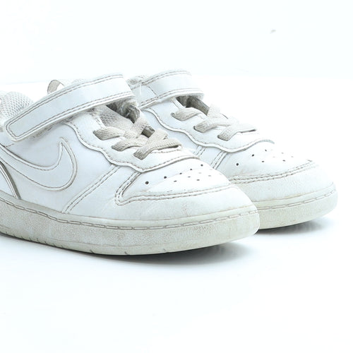 Nike Boys White Polyester Trainer UK 7.5 EUR 25 - 14cm