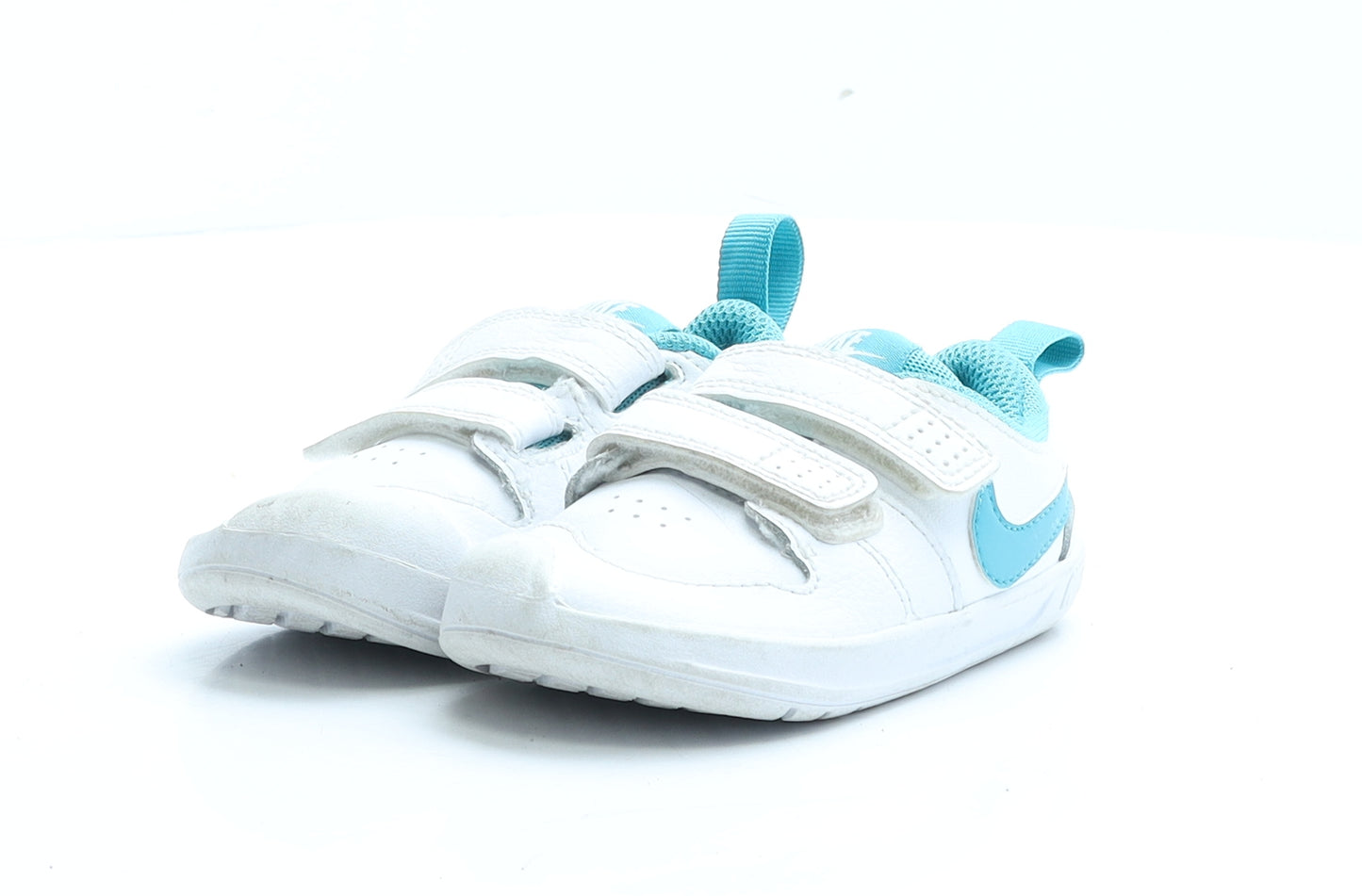 Nike Boys White Polyester Trainer UK 5.5 EUR 22